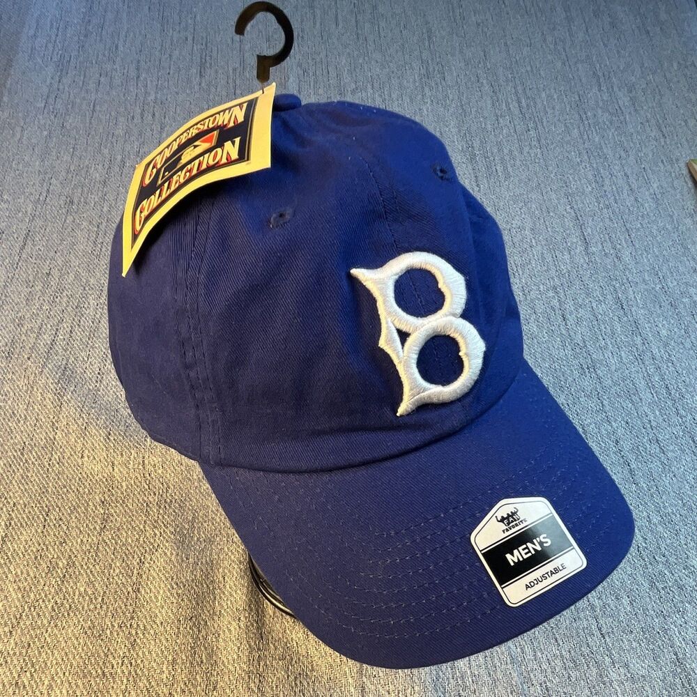 NWT Fan Favorite Brooklyn Dodgers Hat Cooperstown Collection Blue Adjustable Cap